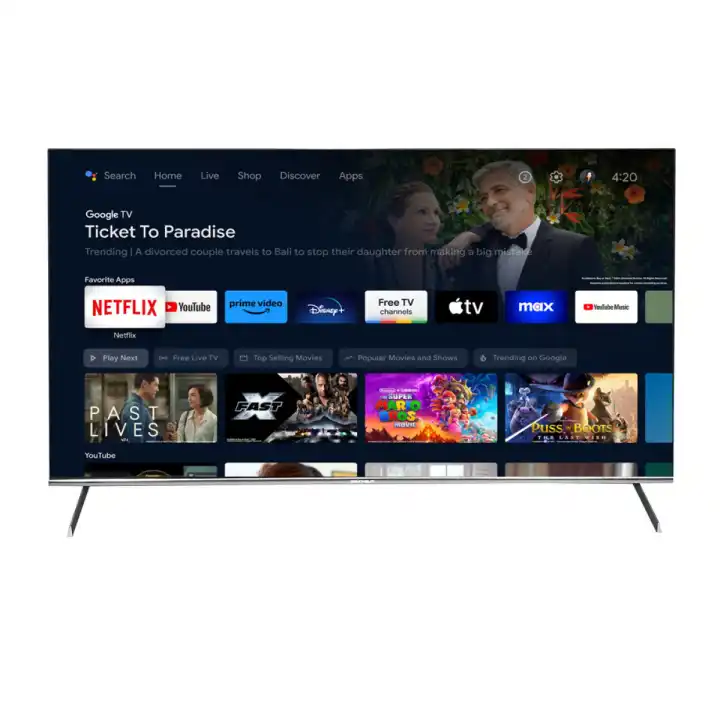 Телевизор 32F700-GA11V Grunhelm T2 SMART TV, FHD, G7L, Google android 11.0, color box, vioce RC, dark grey frame - изображение 1
