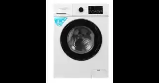 Фото товара Стиральная машина Grunhelm GWS-F610D1WB-ST  6 кг, 1000 об/мин, A++, инверторый мотор, дисплей, 85x60x44 см, белая/черный люк