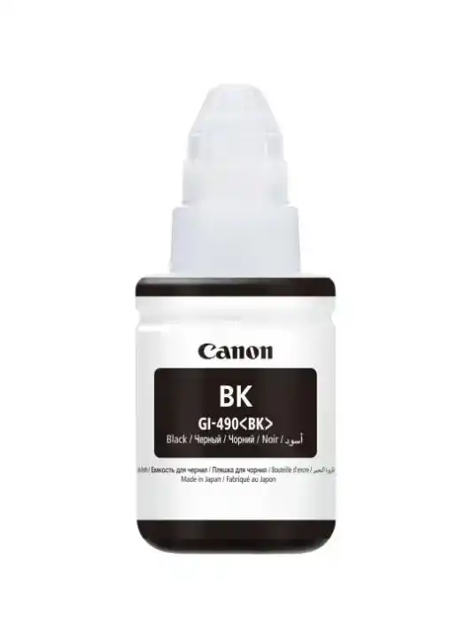 Контейнер з чорнилами Canon GI-490B 135 мл Black для Pixma G1400/G2400/G3400 (0663C001) - зображення 1