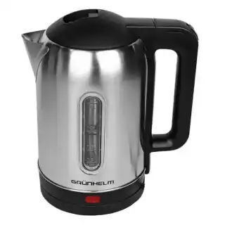 Фото товара Электрочайник GRUNHELM EKS-1928S з нержавейки, 1.8 літра, 1.5 кВт, дисковый