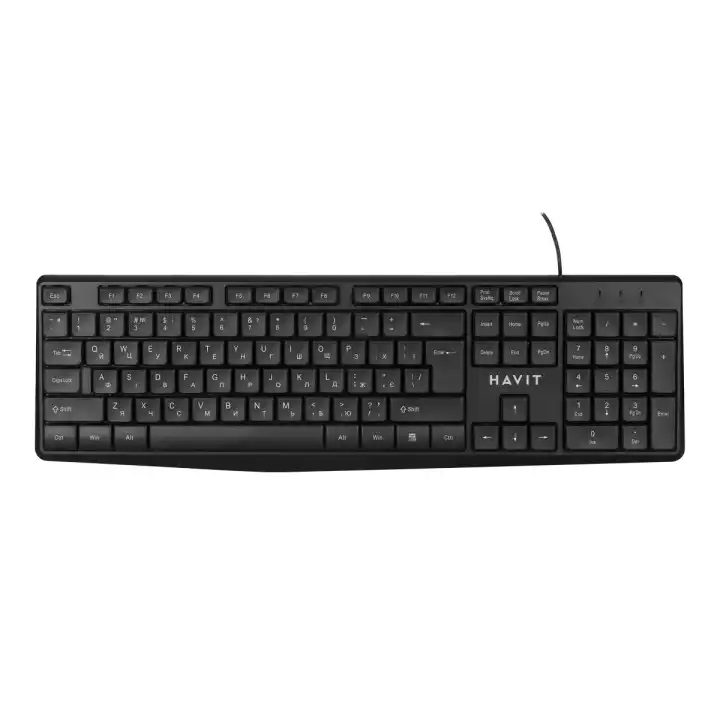Клавіатура USB Havit HV-KB206 - зображення 1