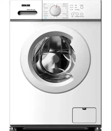 Пральна машина Edler EWF6011SIN 6 кг, 1000 об/хв, швидке прання 15 хв, вузька (40 см), біла - зображення 1