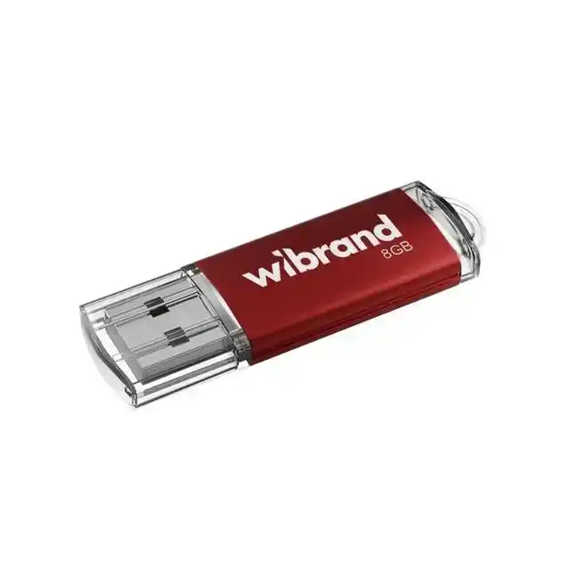 Флеш память 8 Гб Wibrand Cougar USB накопитель красный - изображение 1