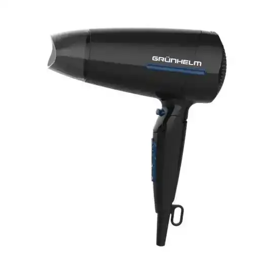 Фен для волос GRUNHELM GHD-533, 1600 W дорожный, складная ручка. - изображение 1